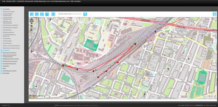 GPS Ortung und Routenverfolgung für Lok im Bahntransport